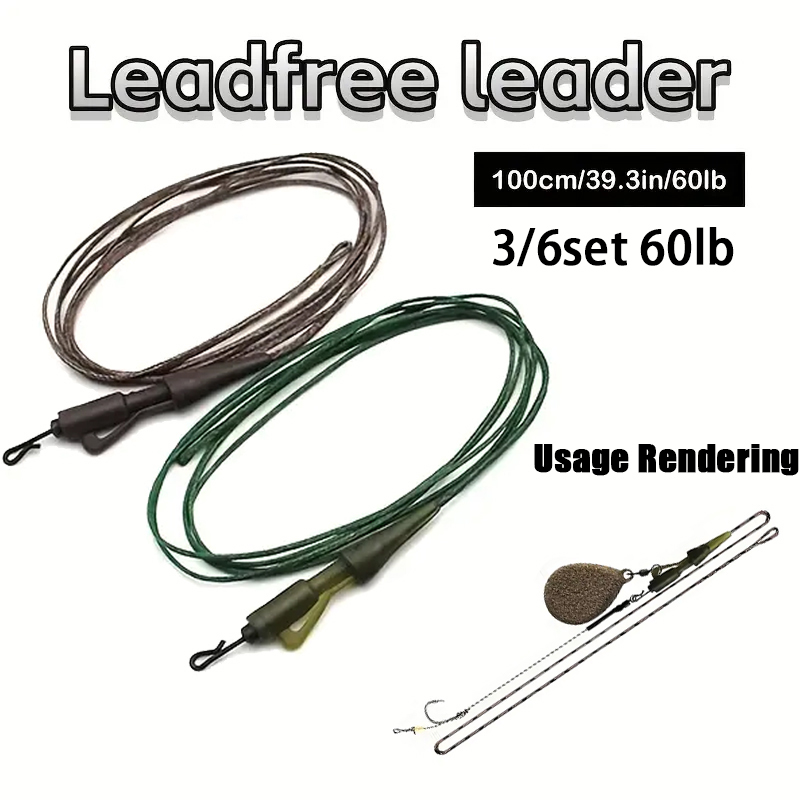 Baitcasting Reel - 3/6pc carpe ligne de pêche prêt